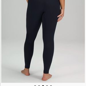 Lululemon Wunder Under Luxtreme navy leggings 28 inch